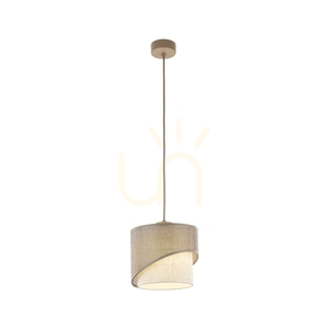 Elbrus Linen Pendant Light 1 Xe27  200 small 6