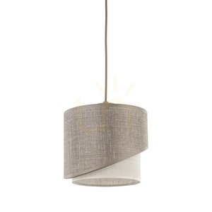 Elbrus Linen Pendant Light 1 Xe27  200 small 7