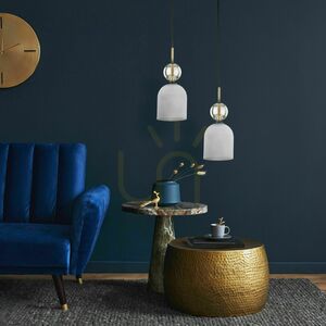 Sophia Cognac White Pendant Light 1 Xe14 small 1