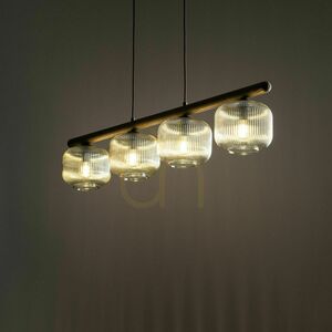 Salvia Brown Pendant Light, 4 Xe14 small 2
