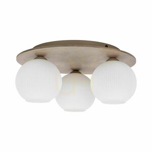 Virlo White Ceiling Light, 3 Xe14 Bulbs small 0