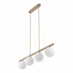 Virlo White Pendant Light, 4 Xe14 Bulbs small 6