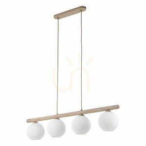Virlo White Pendant Light, 4 Xe14 Bulbs small 0
