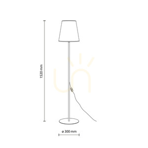 Elizabeth Sabia Floor Lamp 1 Xe27 small 9