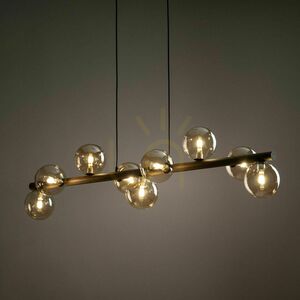 Estera Wood Walnut Amber Pendant Lamp 9 Xg9 small 1