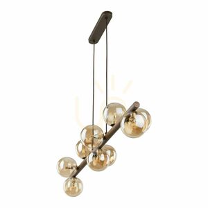 Estera Wood Walnut Amber Pendant Lamp 9 Xg9 small 6