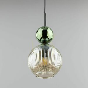 Sophia Green Cognac Pendant Light 1 Xe14 small 3