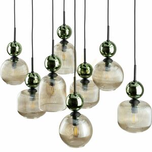 Sophia Green Cognac Pendant Light 8 Xe14 small 7