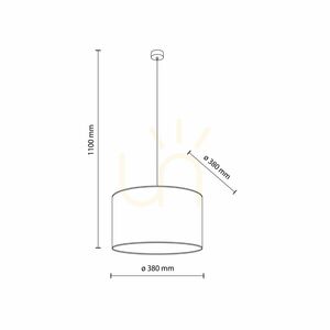 Vellum Pendant Light 1 Xe27  380 small 8