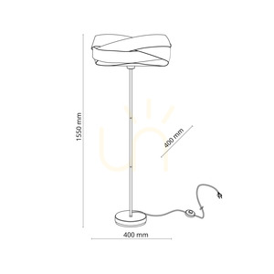 Terra White Floor Lamp 1 Xe27 small 1