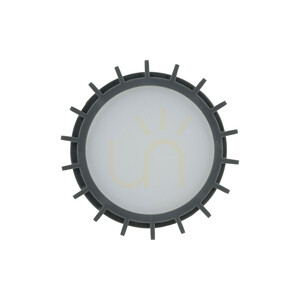 Ribo Gray Ceiling Light IP54 1 XE27 small 2