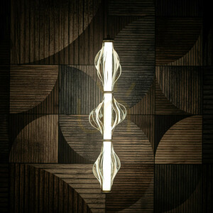 Elva Brass 22 W LED Pendant Light small 2