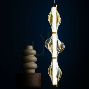 Elva Brass 22 W LED Pendant Light small 3