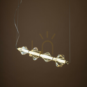 Elva Brass 30 W LED Pendant Light small 10