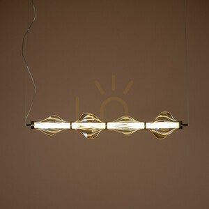 Elva Brass 30 W LED Pendant Light small 12