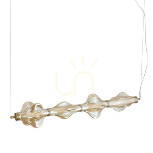 Elva Brass 30 W LED Pendant Light small 14