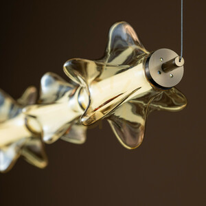 Elva Brass 30 W LED Pendant Light small 6