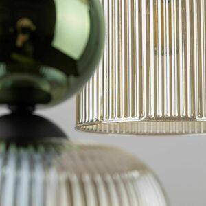 Sophia Green Cognac Pendant Light, 6 Xe14 small 5