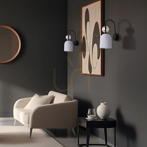 Sophia Cognac White Wall Sconce 1 Xe14 small 1