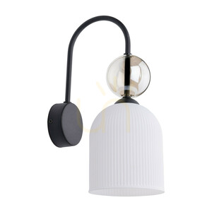 Sophia Cognac White Wall Sconce 1 Xe14 small 0