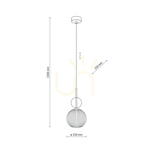 Sophia Cognac White Pendant Light 1 Xe14 small 9