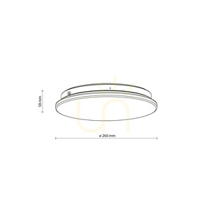 Oyster 12 W LED Ceiling Light small 8