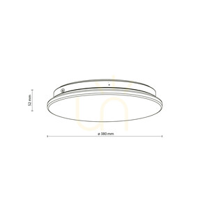 Oyster 24 W LED Ceiling Light small 8