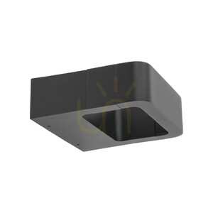 Arius Gray Wall Sconce IP54 small 2
