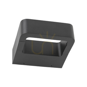 Arius Gray Wall Sconce IP54 small 4