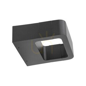 Arius Gray Wall Sconce IP54 small 5