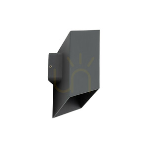 Cube Gray LED Wall Sconce IP 54 small 2