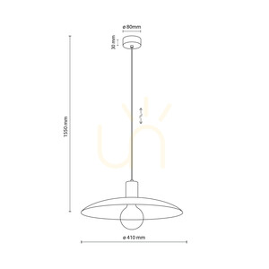 Astra New Brown Pendant Light 1 Xe27 small 6