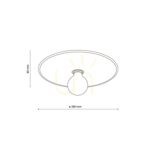Calma Sabia Rafia Ceiling Light 380 1 Xe27 small 5