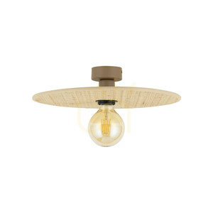 Calma Sabia Rafia Ceiling Light 380 1 Xe27 small 6