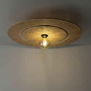 Calma Sabia Rafia Ceiling Light 600 1 Xe27 small 1
