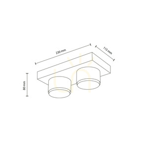 Brix Blue Ceiling Light 2 Xgx53 small 6