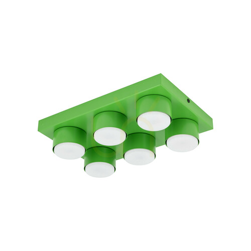 Check Brix Green Ceiling Light 6 Xgx53