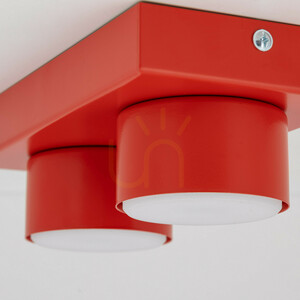 Brix Red Ceiling Light 2 Xgx53 small 2