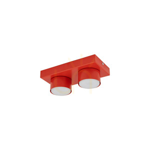 Brix Red Ceiling Light 2 Xgx53 small 0