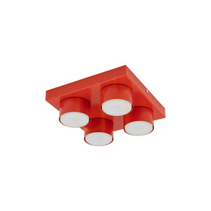 Brix Red Ceiling Light 4 Xgx53 small 0