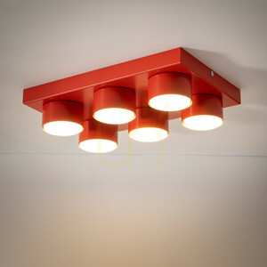 Brix Red Ceiling Light 6 Xgx53 small 1