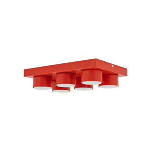 Brix Red Ceiling Light 6 Xgx53 small 3