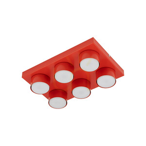 Brix Red Ceiling Light 6 Xgx53 small 4