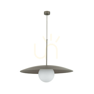 Slate New Brown Glass Pendant Light 1 Xe27 small 0
