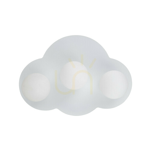 Check Cloud New White Wall Sconce 3 Xg9