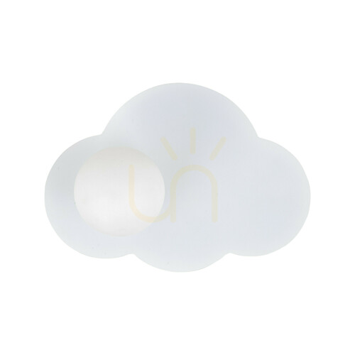 Check Cloud New White Wall Sconce 1 Xg9
