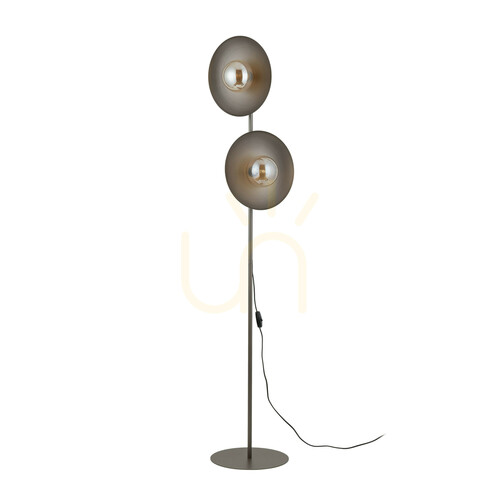 Check Slate New Brown Glass Floor Lamp 2 Xg9