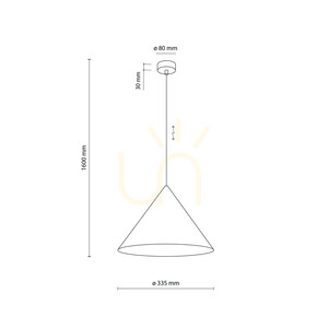 Cono L New Brown Pendant Light 1 Xe27 small 8