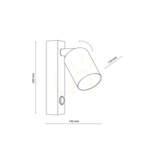 Nex White Wall Sconce 1 XGU10 small 3