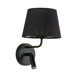 Maja Black Wall Sconce 1 Xe27 / 1 Xg9 small 0